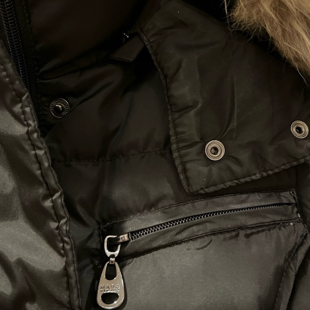 ❤️ Mark New York ANDREW MARC Down Jacket
Coat W/ Genuine Fur Hood Size Small❤️ - Picture 4 of 14